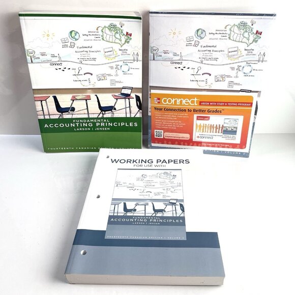 Textbook Other - Fundamental Accounting Principles 14th Volume 1 & 2 Working Papers Canadian